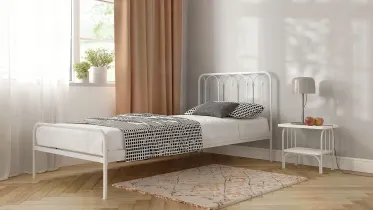 

Кровать Corsa, цвет белый шагрень